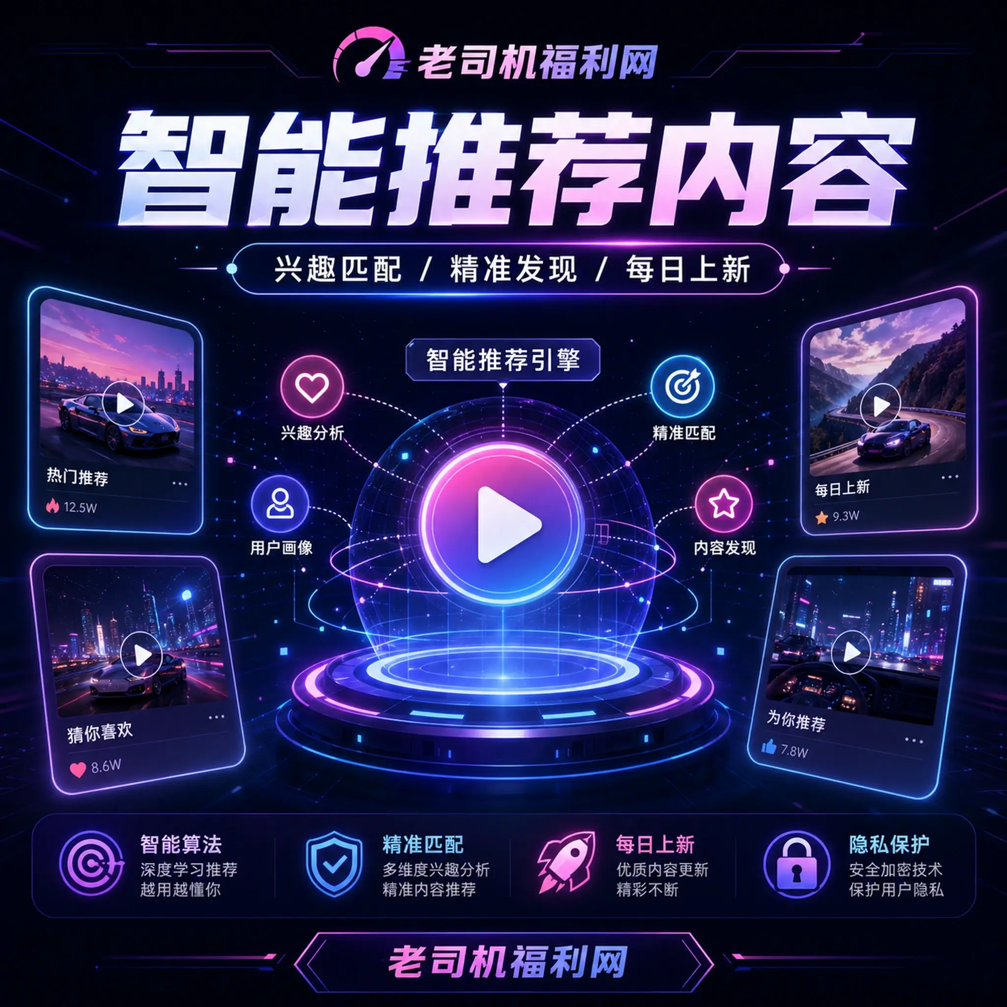 老司机兴趣匹配与推荐内容